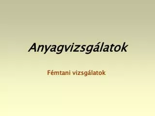 anyagvizsg latok