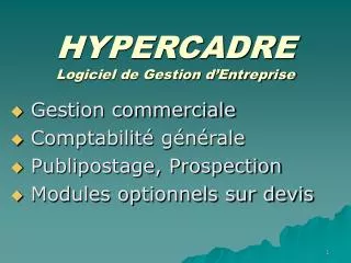 hypercadre logiciel de gestion d entreprise