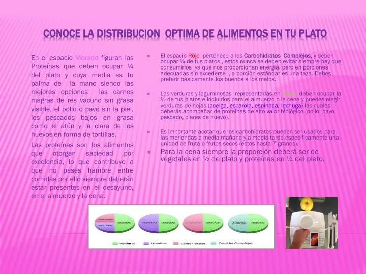 conoce la distribucion optima de alimentos en tu plato