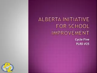 Alberta Initiative for School Improvement