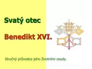 svat otec benedikt xvi