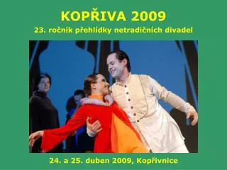 kop iva 2009 23 ro n k p ehl dky netradi n ch divadel