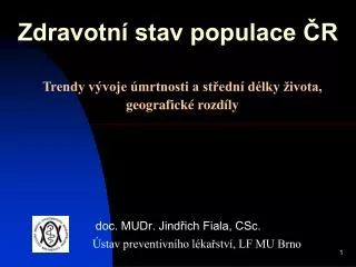 zdravotn stav populace r