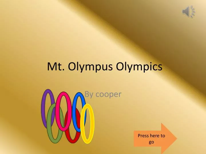 mt olympus olympics
