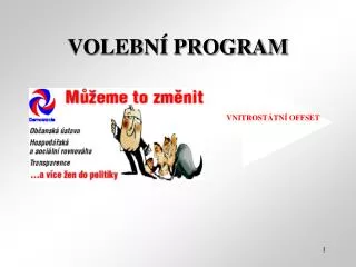 volebn program