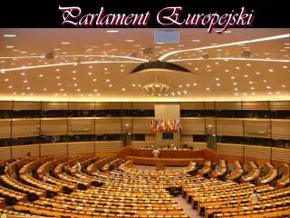 parlament europejski