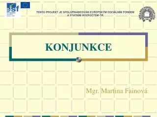 konjunkce