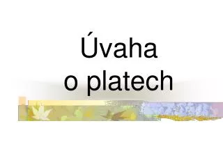 vaha o plat ech