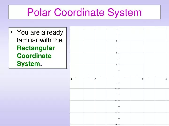 polar coordinate system