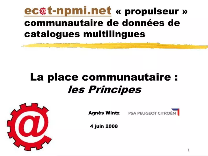 ec t npmi net propulseur communautaire de donn es de catalogues multilingues