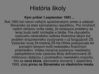 hist ria koly