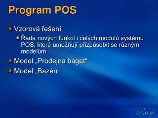 program pos