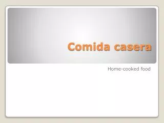 comida casera