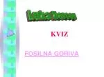 KVIZ - slide 1