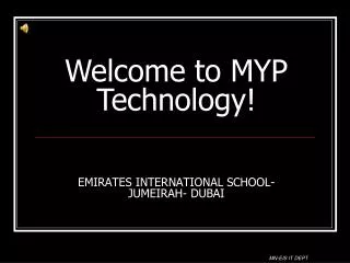 EMIRATES INTERNATIONAL SCHOOL- JUMEIRAH- DUBAI