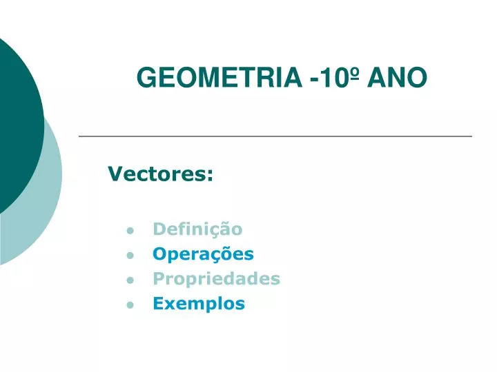 geometria 10 ano