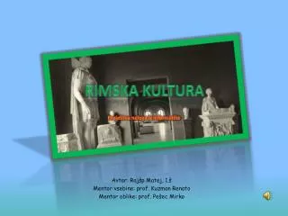 rimska kultura