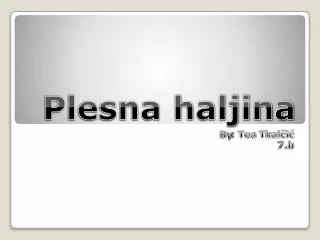 plesna haljina