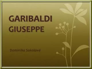 garibaldi giuseppe
