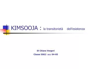 kimsooja la transitoriet dell esistenza