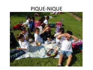 pique nique