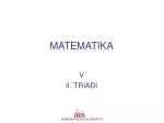 MATEMATIKA - slide 1