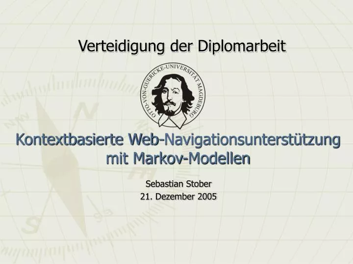 kontextbasierte web navigationsunterst tzung mit markov modellen