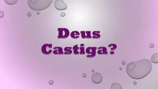 deus castiga