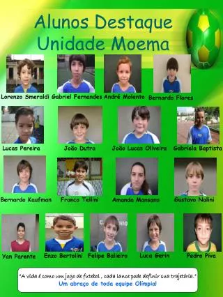 alunos destaque unidade moema