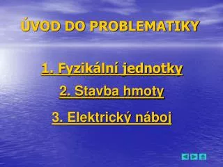 vod do problematiky