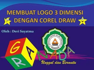 membuat logo 3 dimensi dengan corel draw