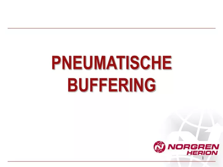 pneumatische buffering