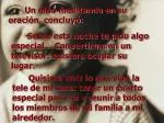 Un niño meditando en su oración, concluyó: - slide 1
