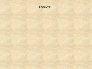 ensayo