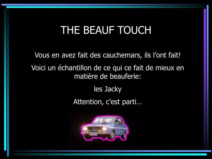 the beauf touch