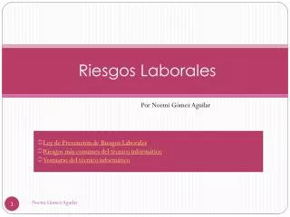 riesgos laborales