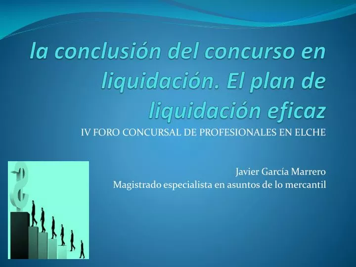 la conclusi n del concurso en liquidaci n el plan de liquidaci n eficaz