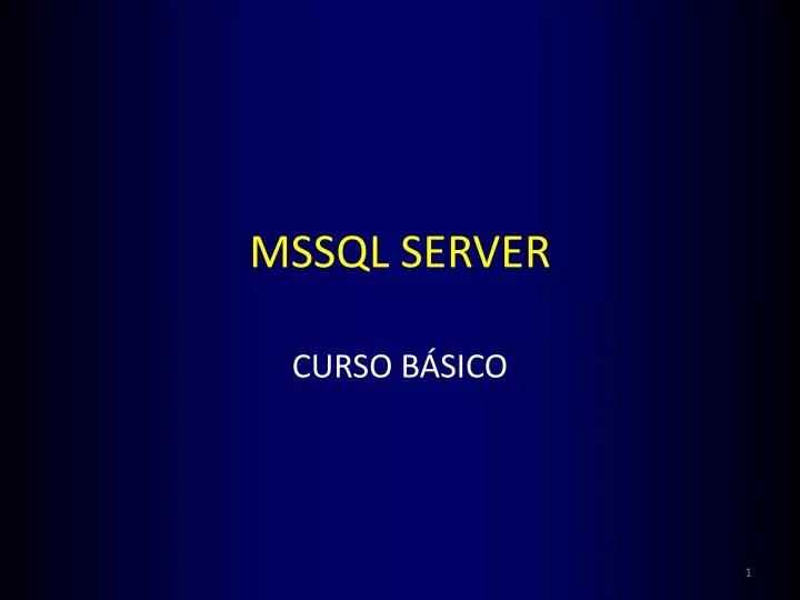 mssql server