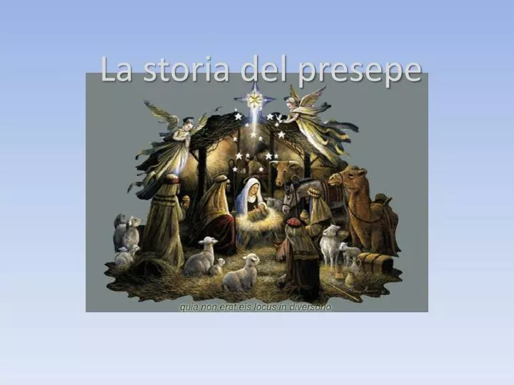 la storia del presepe