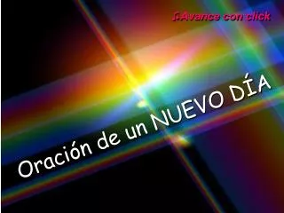 oraci n de un nuevo d a