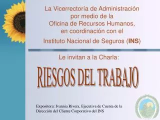 le invitan a la charla