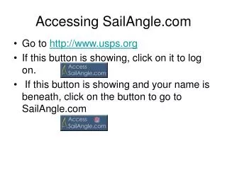 Accessing SailAngle