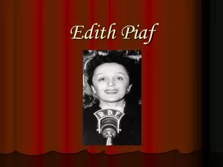 edith piaf