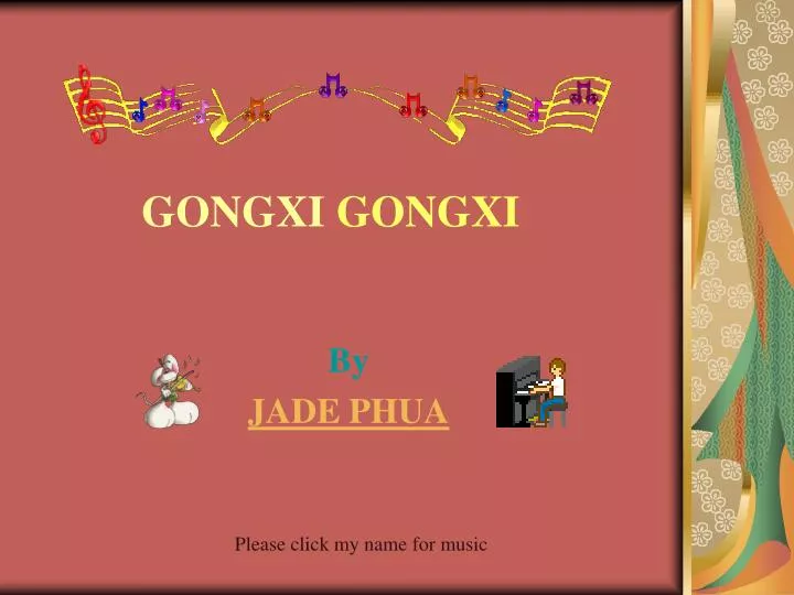 gongxi gongxi