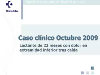 caso cl nico octubre 2009