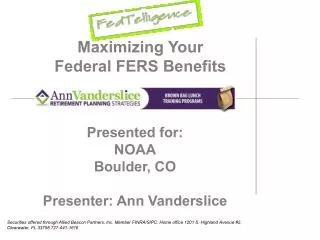 Maximizing Your Federal FERS Benefits