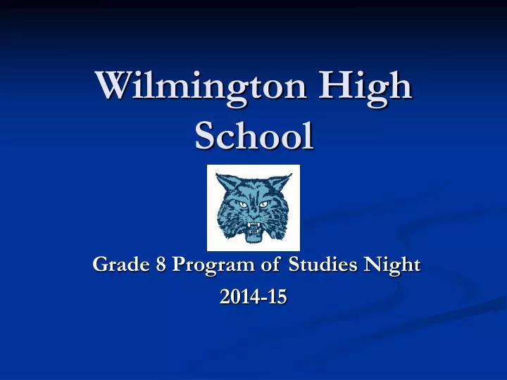 wilmington high school