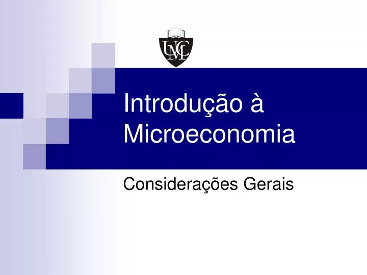 introdu o microeconomia