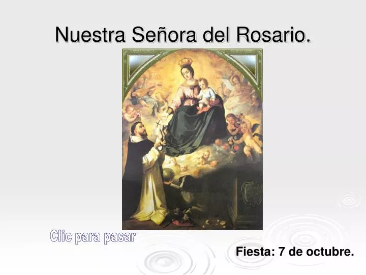 nuestra se ora del rosario