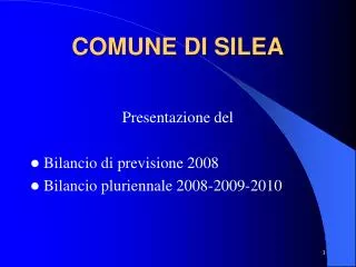 comune di silea